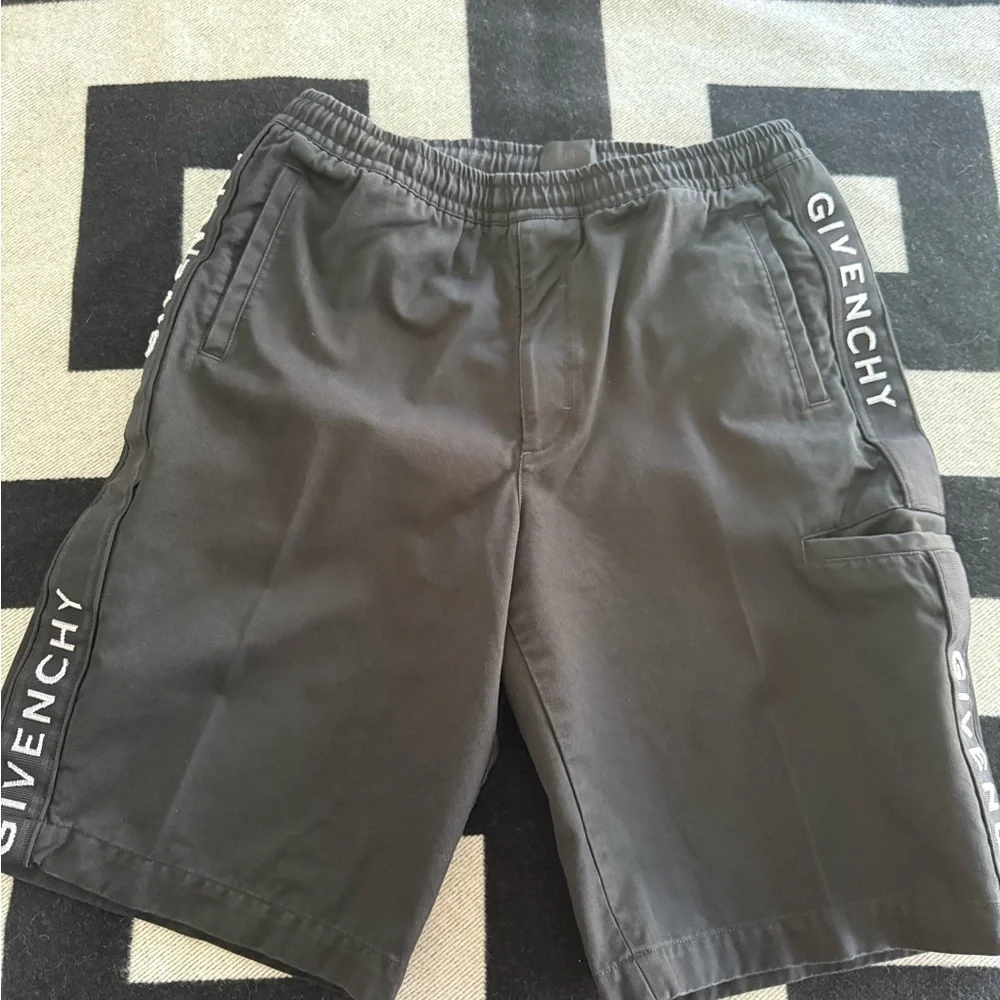 Givenchy Black Logo Tape Track Pants - Picture 3 of 5